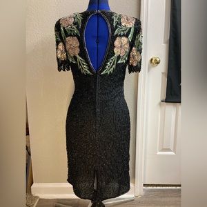 Black beaded dress